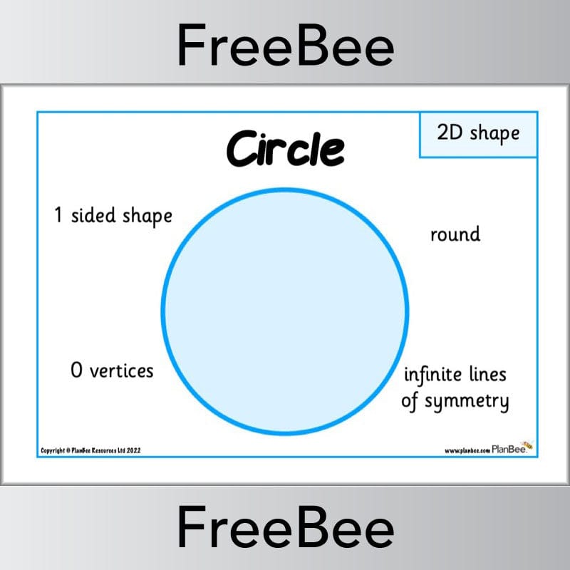 PlanBee FREE 2D Shape Posters by PlanBee