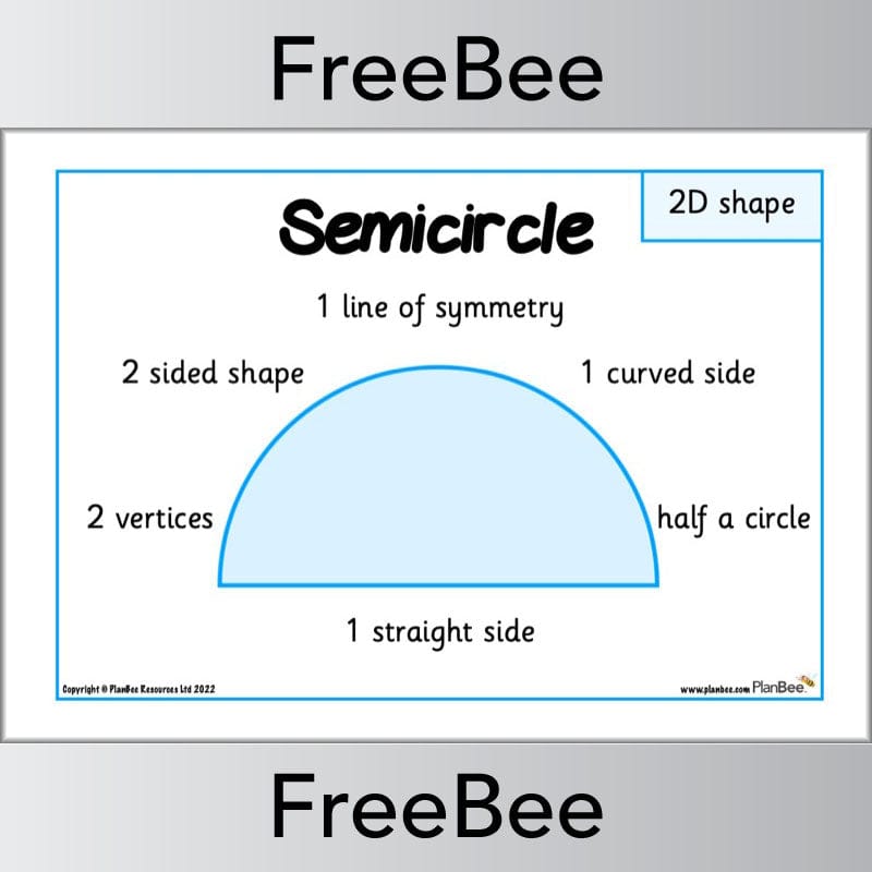 PlanBee FREE 2D Shape Posters by PlanBee