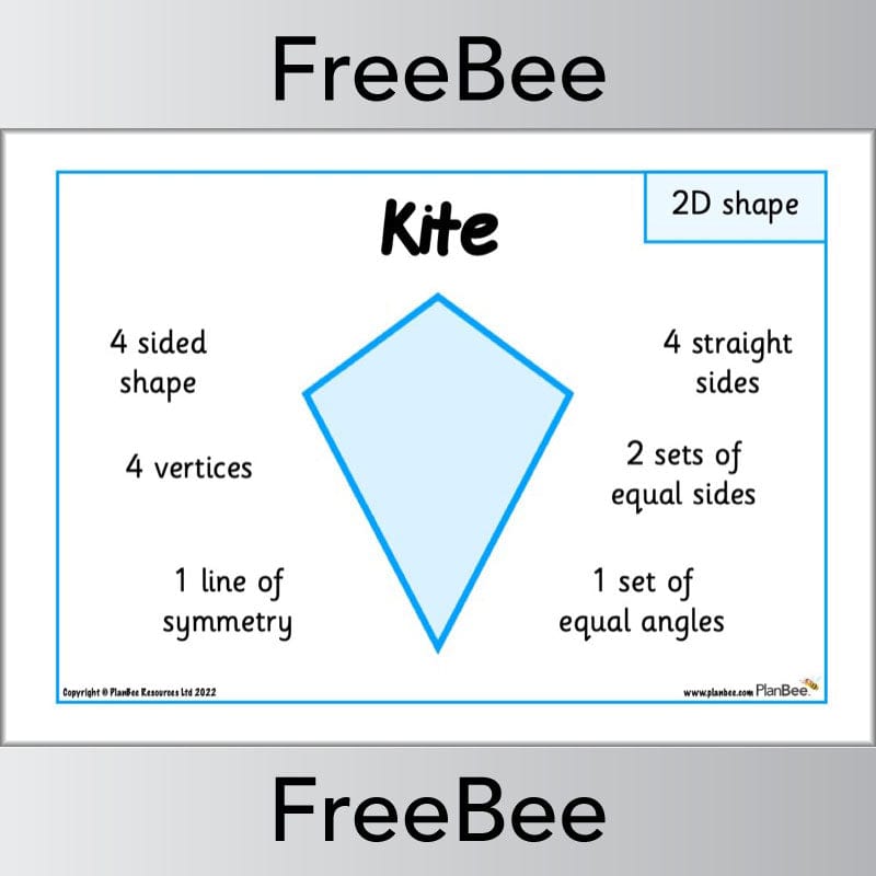 PlanBee FREE 2D Shape Posters by PlanBee