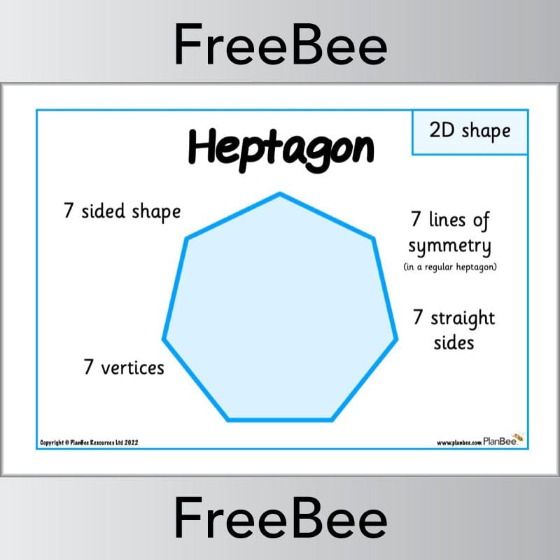 PlanBee FREE 2D Shape Posters by PlanBee