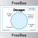 PlanBee FREE 2D Shape Posters by PlanBee