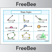 PlanBee FREE 2D Shapes Angles by PlanBee