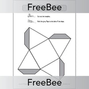 FREE Printable Nets of 3D Shapes Resource by PlanBee