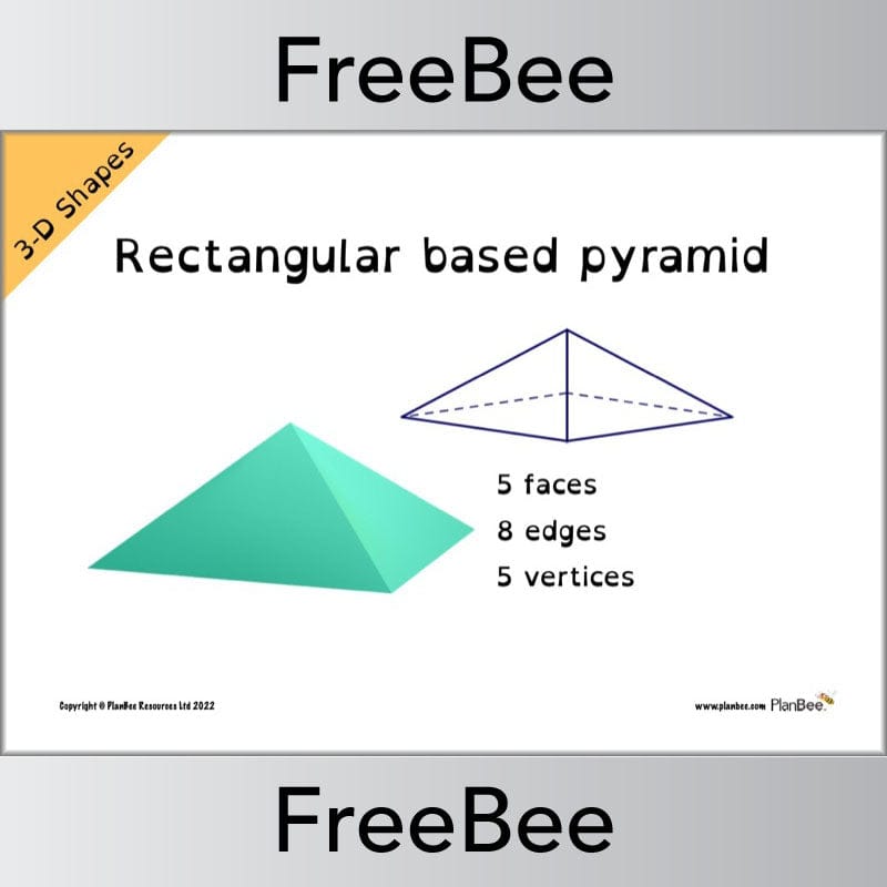 PlanBee FREE 3D Shape Posters by PlanBee