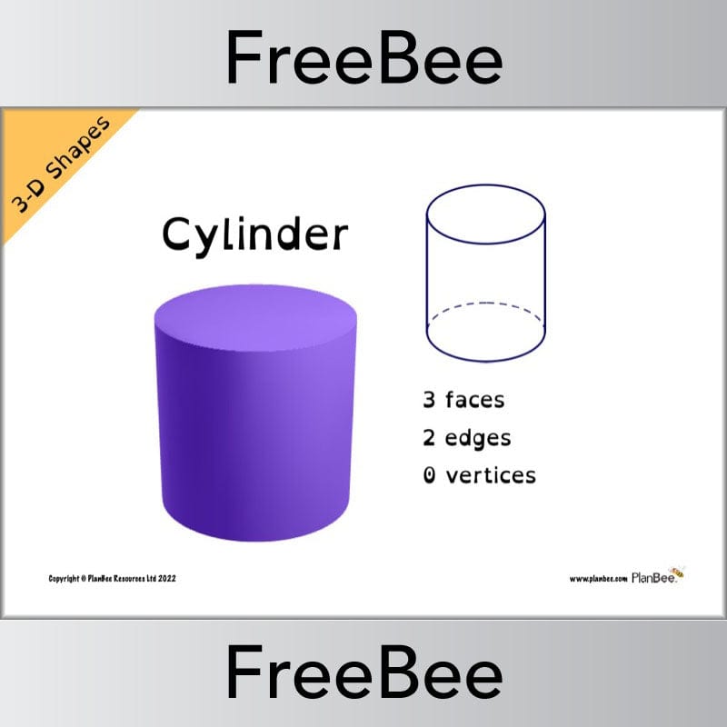 PlanBee FREE 3D Shape Posters by PlanBee