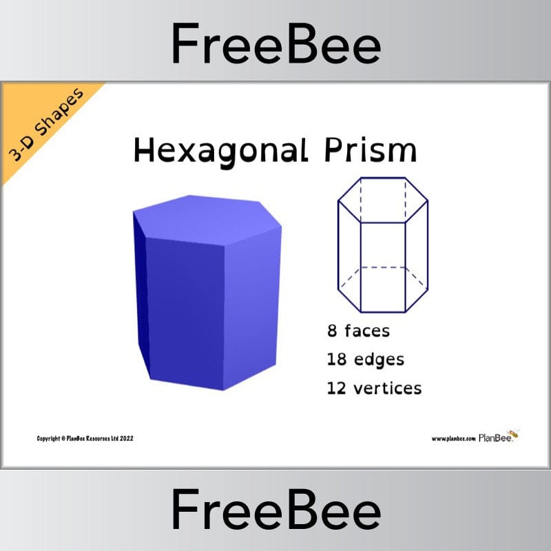 PlanBee FREE 3D Shape Posters by PlanBee