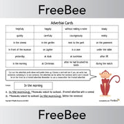 PlanBee FREE Adverbial Cards for KS2 Children from PlanBee