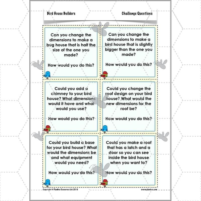 PlanBee Bird House Builders - DT Primary Resources for KS2 Year 6 | PlanBee