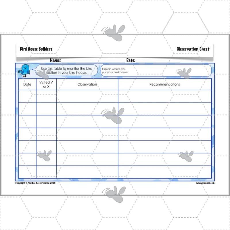 PlanBee Bird House Builders - DT Primary Resources for KS2 Year 6 | PlanBee