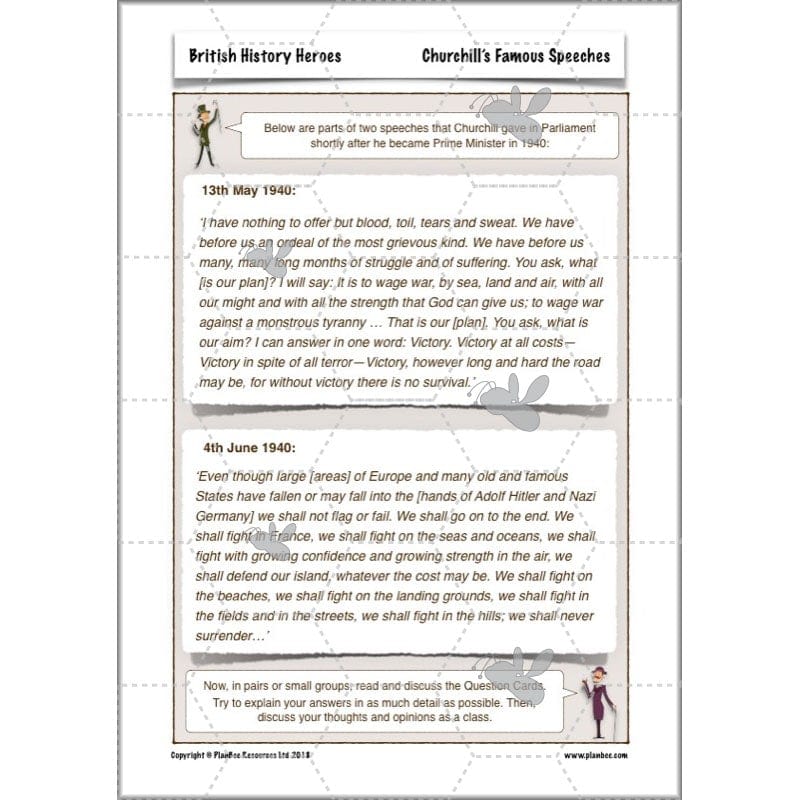 PlanBee British History Heroes KS2 History Lessons by PlanBee