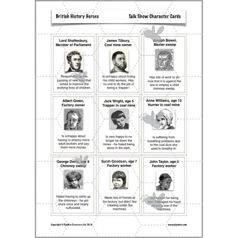 PlanBee British History Heroes KS2 History Lessons by PlanBee