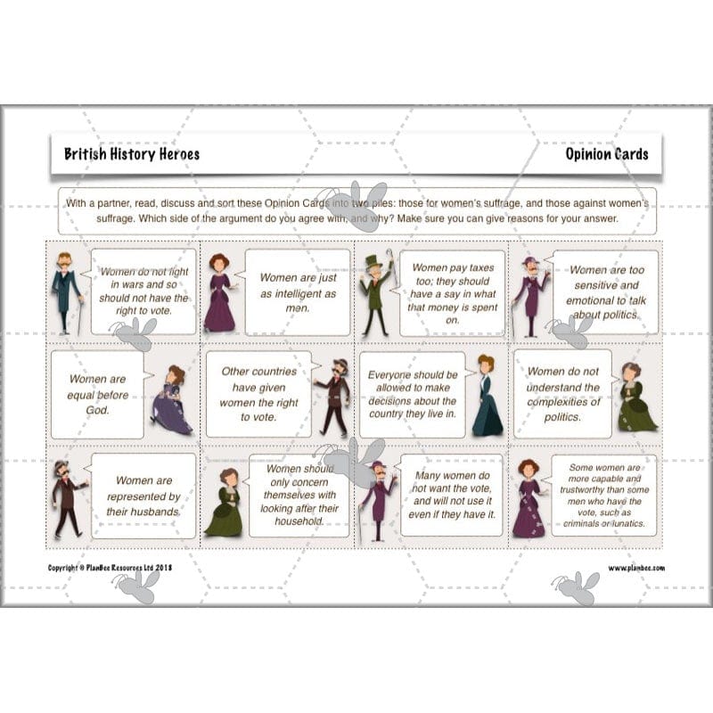 PlanBee British History Heroes KS2 History Lessons by PlanBee