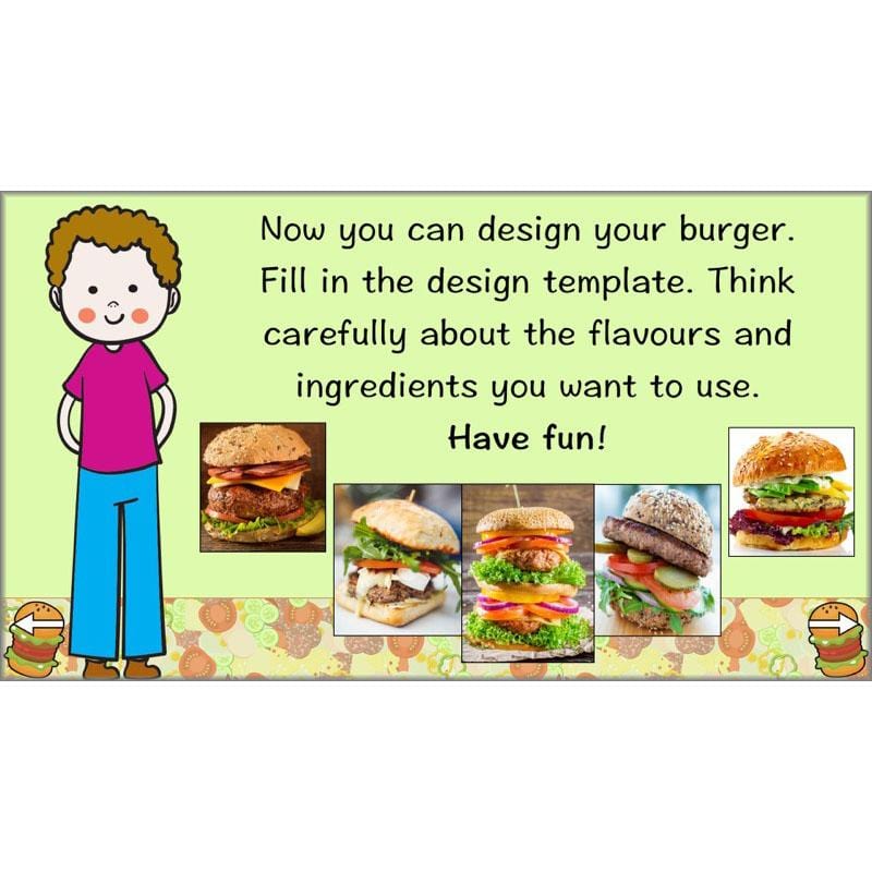 PlanBee KS2 Kids Burger Recipe Lessons by PlanBee