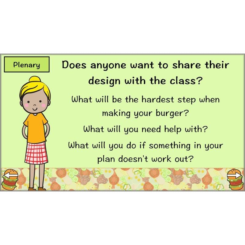PlanBee KS2 Kids Burger Recipe Lessons by PlanBee