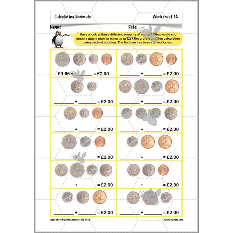 PlanBee Calculating Decimals - Complete Planning - Year 5 Fractions & Decimals