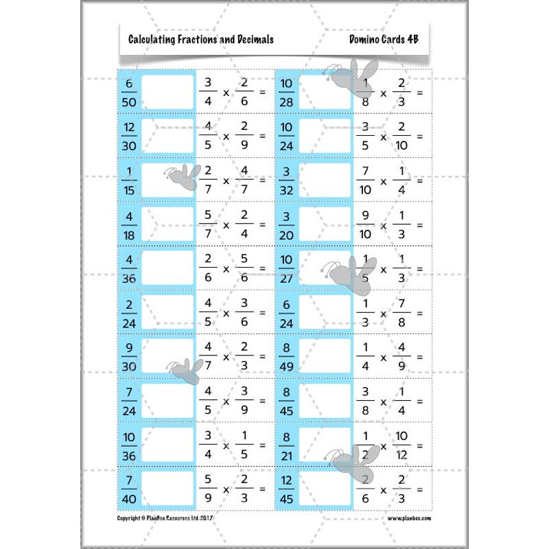PlanBee Calculating Fractions & Decimals - Year 6 Maths Planning & Resources