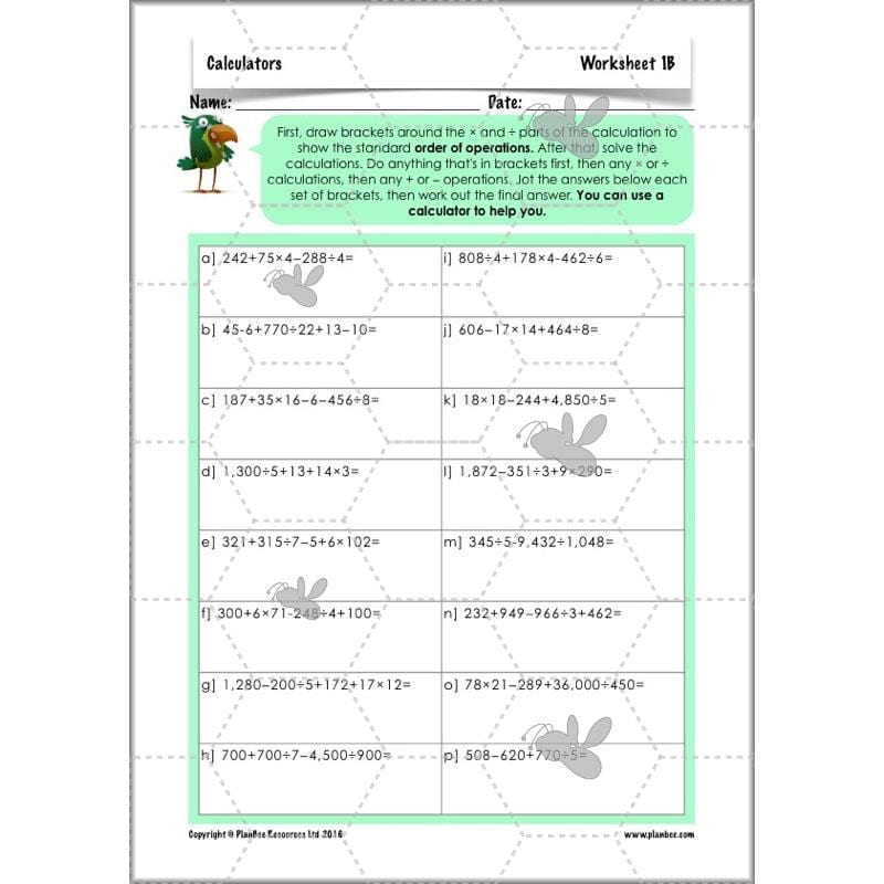 PlanBee Calculators - Year 6 Complete Maths Planning and Resources by PlanBee