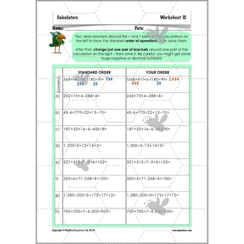 PlanBee Calculators - Year 6 Complete Maths Planning and Resources by PlanBee