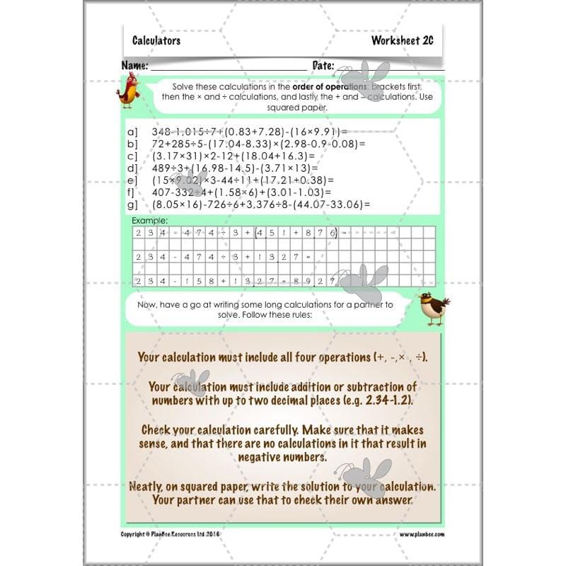 PlanBee Calculators - Year 6 Complete Maths Planning and Resources by PlanBee