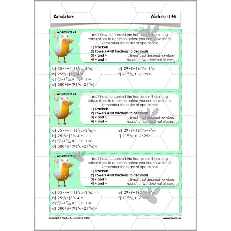 PlanBee Calculators - Year 6 Complete Maths Planning and Resources by PlanBee