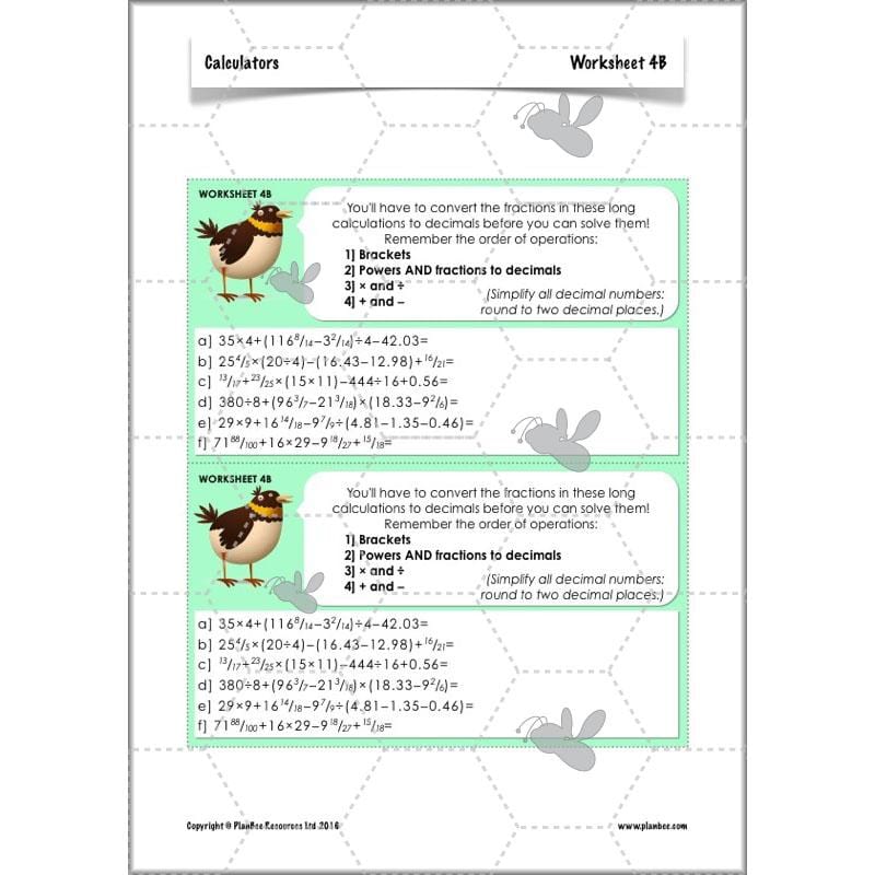 PlanBee Calculators - Year 6 Complete Maths Planning and Resources by PlanBee