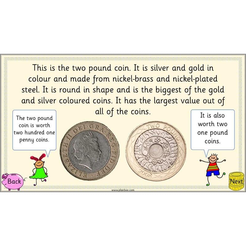 PlanBee Can you recognise coins? Year 1 money planning and activities