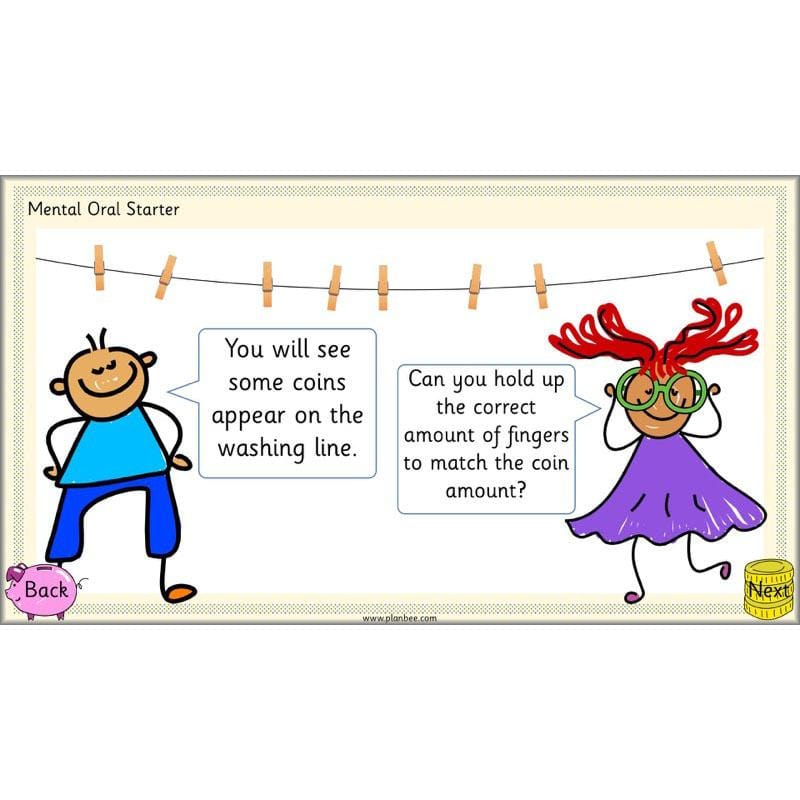 PlanBee Can you recognise coins? Year 1 money planning and activities