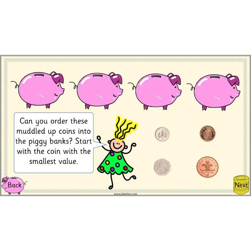PlanBee Can you recognise coins? Year 1 money planning and activities