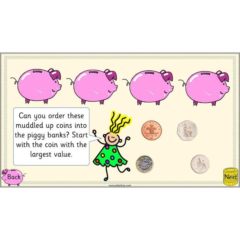 PlanBee Can you recognise coins? Year 1 money planning and activities