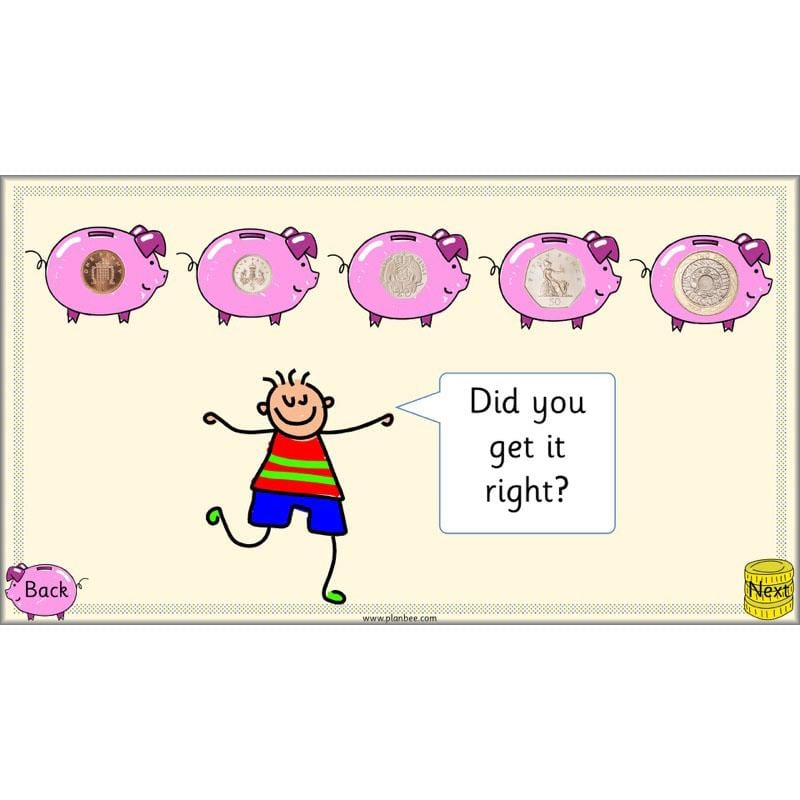 PlanBee Can you recognise coins? Year 1 money planning and activities