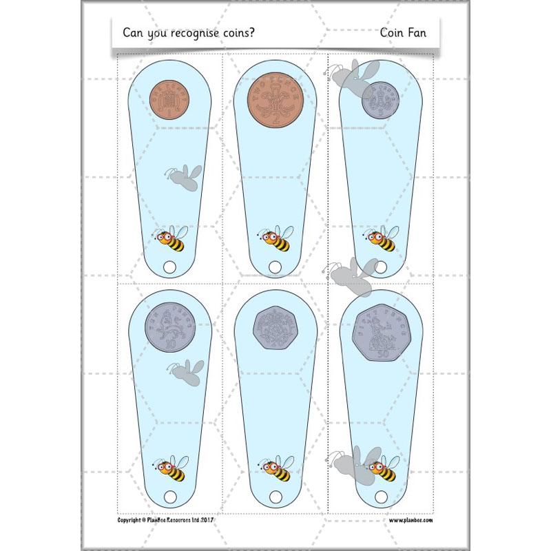 PlanBee Can you recognise coins? Year 1 money planning and activities