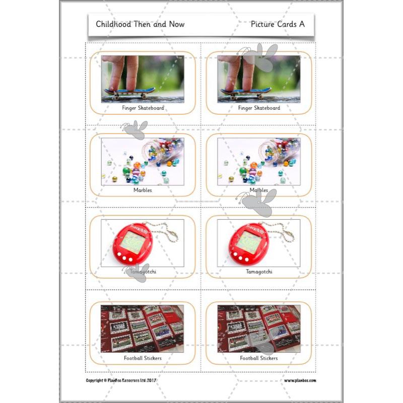 PlanBee Childhood in the Past Then and Now KS1 History by PlanBee