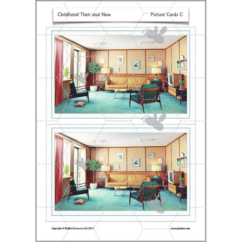 PlanBee Childhood in the Past Then and Now KS1 History by PlanBee