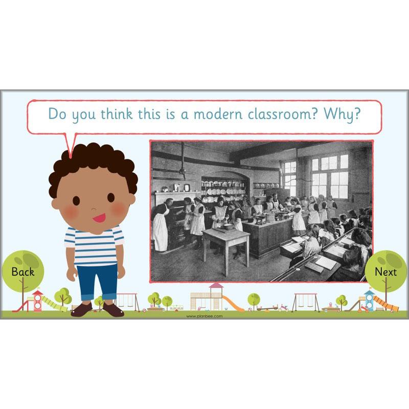 PlanBee Childhood in the Past Then and Now KS1 History by PlanBee
