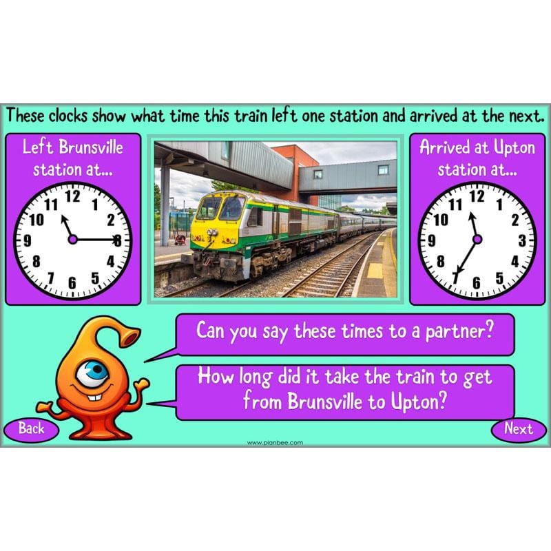 PlanBee Clock Watching | Time Year 3 Maths Lesson Activity Pack