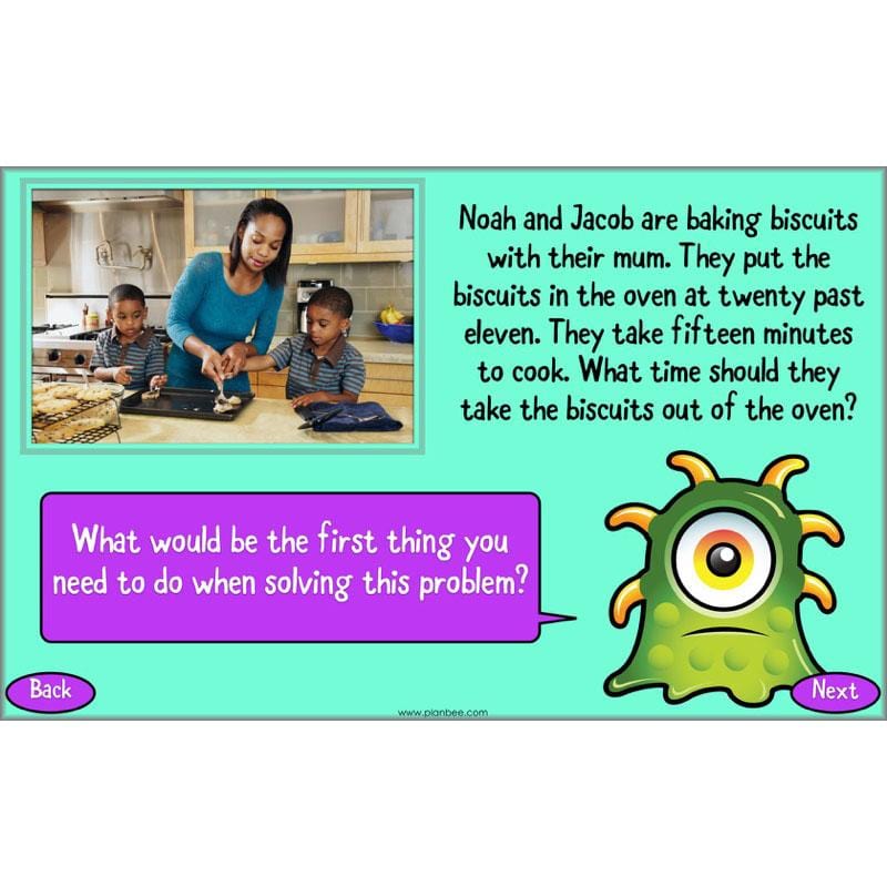 PlanBee Clock Watching | Time Year 3 Maths Lesson Activity Pack