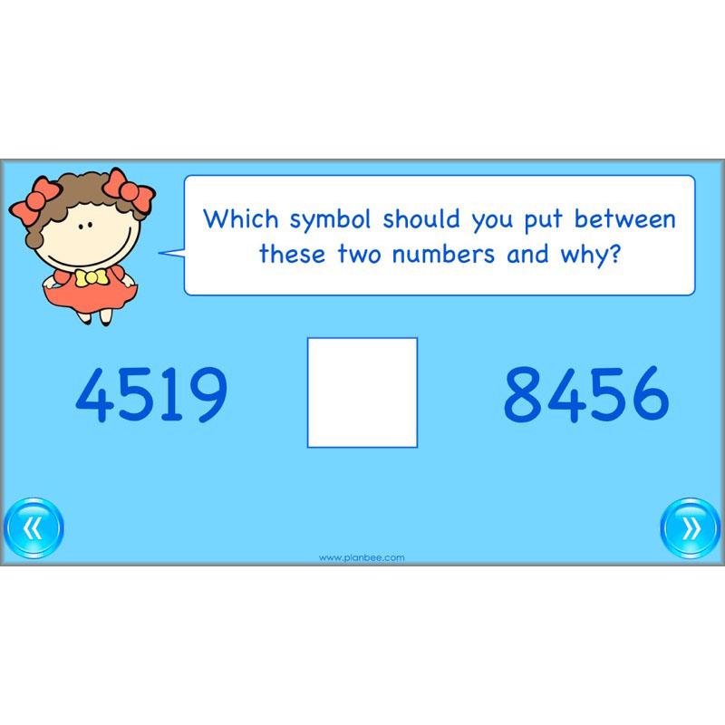 PlanBee Comparing Numbers - Place Value: Year 4 KS2 Maths