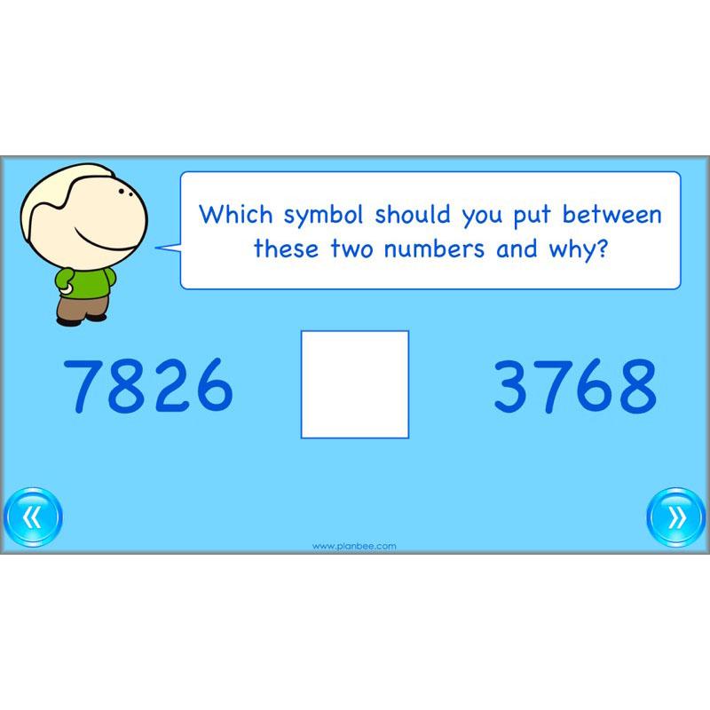 PlanBee Comparing Numbers - Place Value: Year 4 KS2 Maths