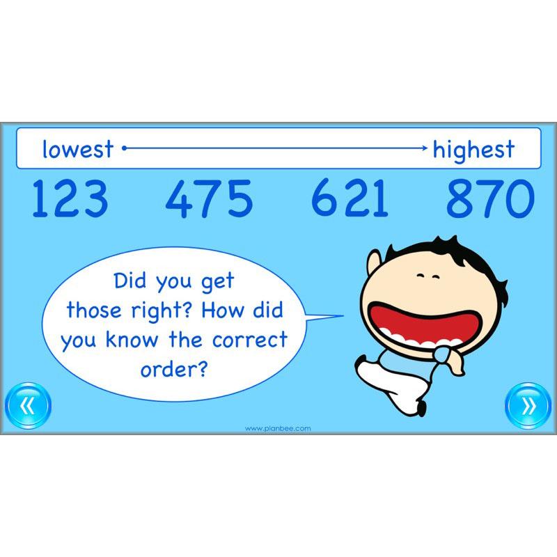PlanBee Comparing Numbers - Place Value: Year 4 KS2 Maths