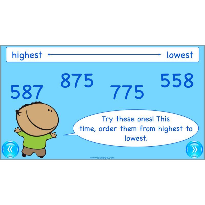 PlanBee Comparing Numbers - Place Value: Year 4 KS2 Maths