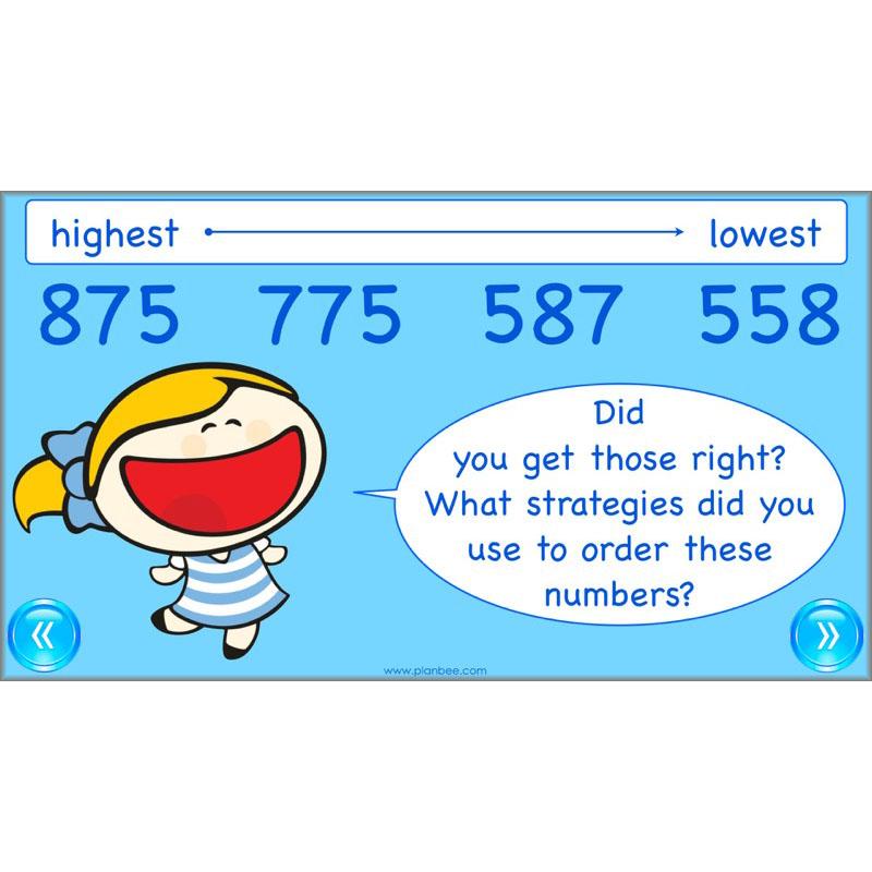 PlanBee Comparing Numbers - Place Value: Year 4 KS2 Maths