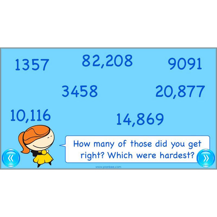 PlanBee Comparing Numbers - Place Value: Year 4 KS2 Maths