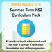 PlanBee KS2 Maths Long Term Curriculum Planning Pack for the Summer Term