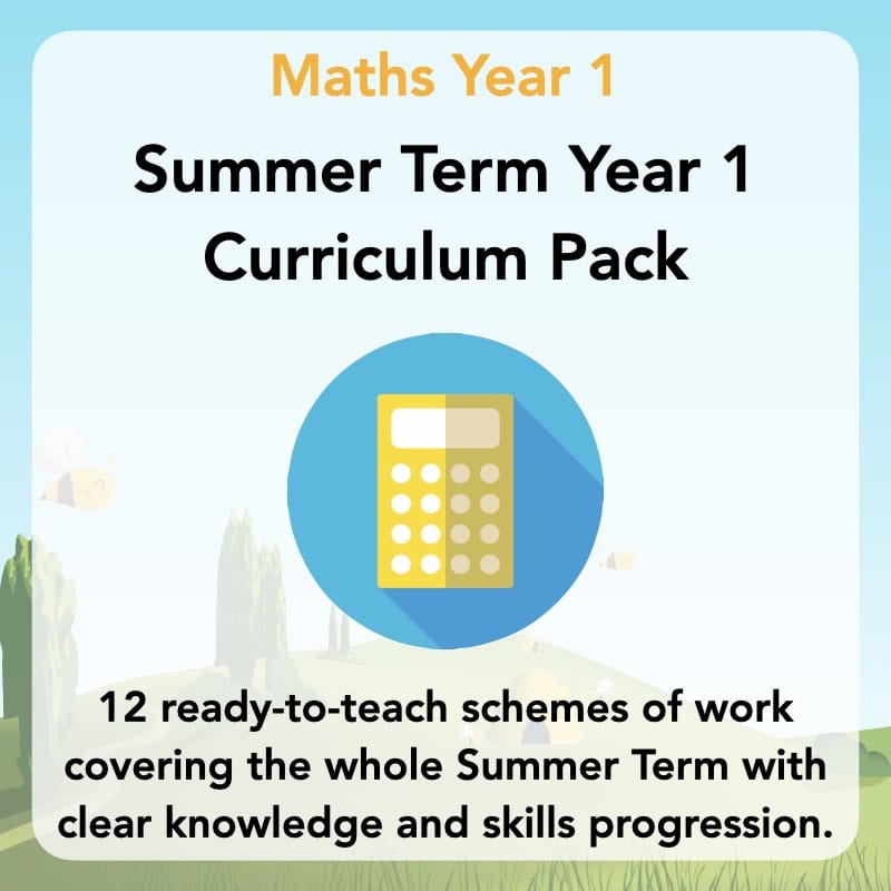PlanBee Year 1 Maths Long Term Curriculum Planning Pack for the Summer Term