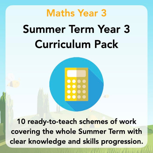 PlanBee Year 3 Maths Summer Term Curriculum Pack by PlanBee