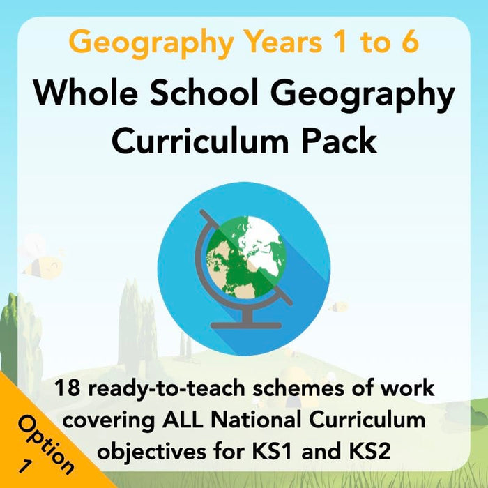 PlanBee Primary Geography Curriculum Pack (Option 1) | Long Term Planning