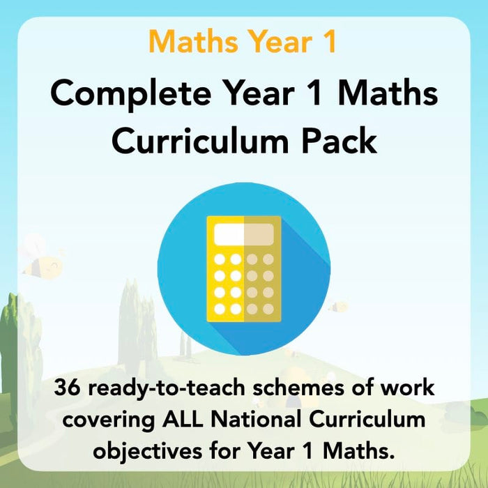 PlanBee Maths Long Term Curriculum Pack for Year 1 | All-Year-Round Planning