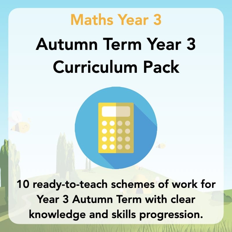 PlanBee Year 3 Maths Curriculum Pack for the Autumn Term | Long Term Planning