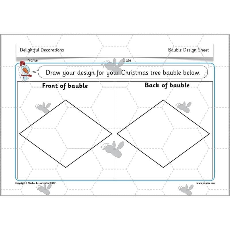 PlanBee Delightful Decorations KS1 DT Lessons by PlanBee