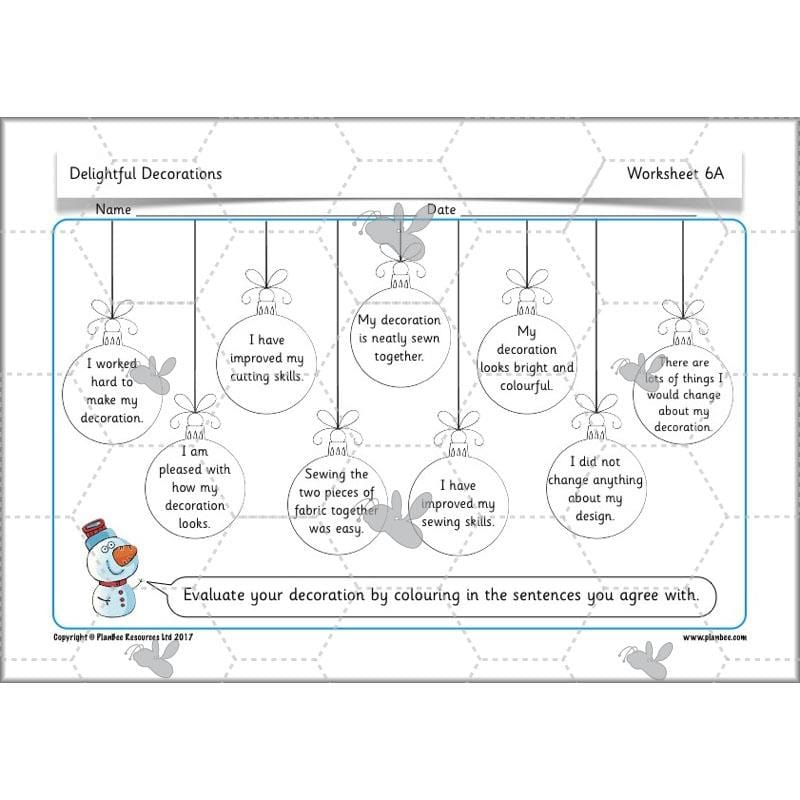 PlanBee Delightful Decorations KS1 DT Lessons by PlanBee